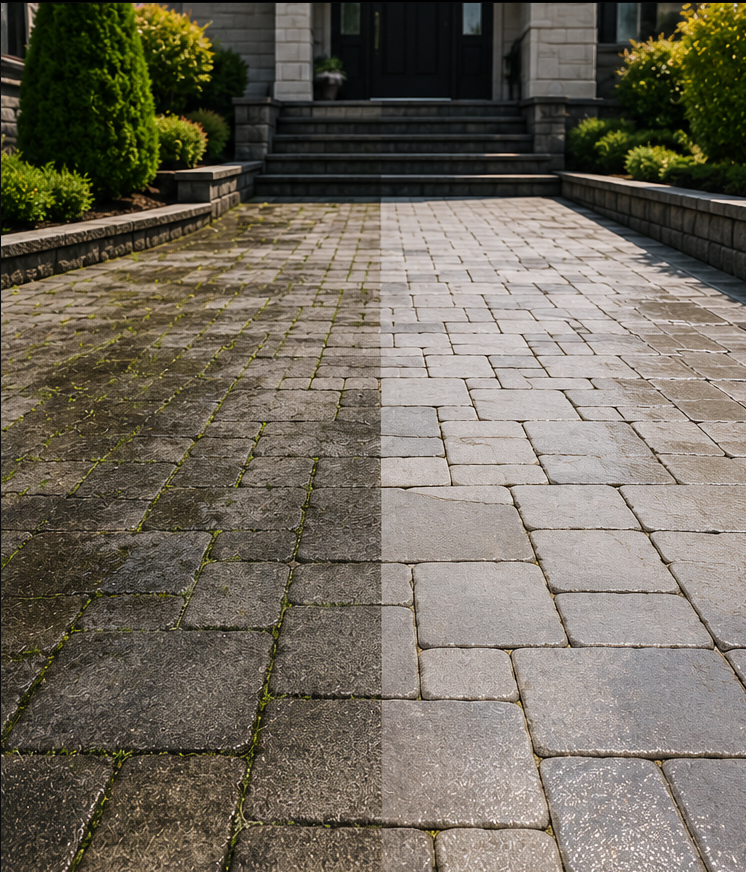 Réservation – Lavage de pavé uni